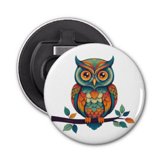 Mandala Owl Bottle Opener