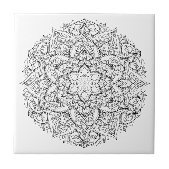 Mandala Painting Tile (Front)