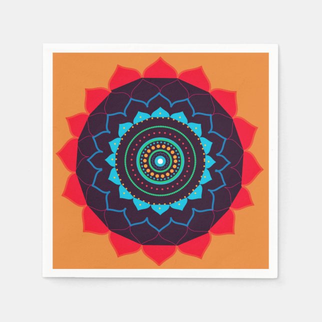 Mandala Paper Napkin (Front)