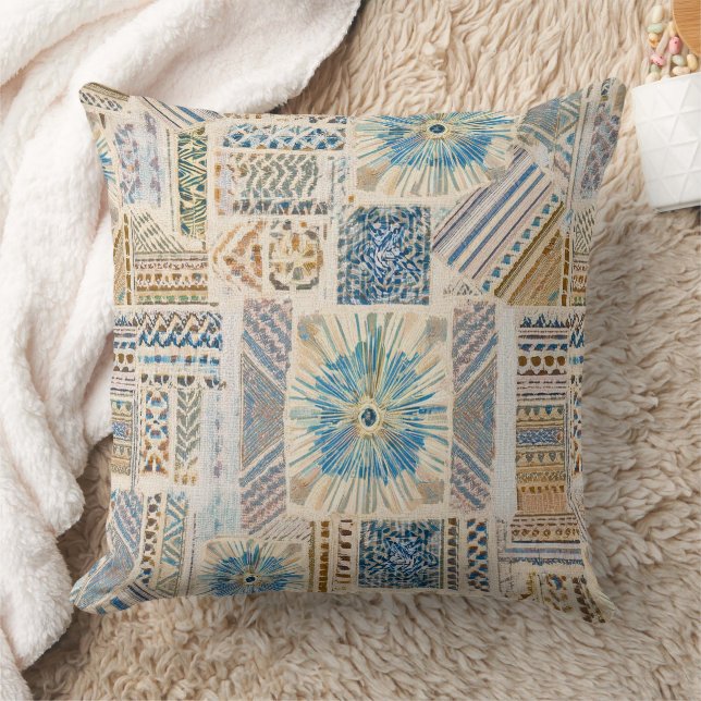 Mandala Patchwork Pillow (Blanket)