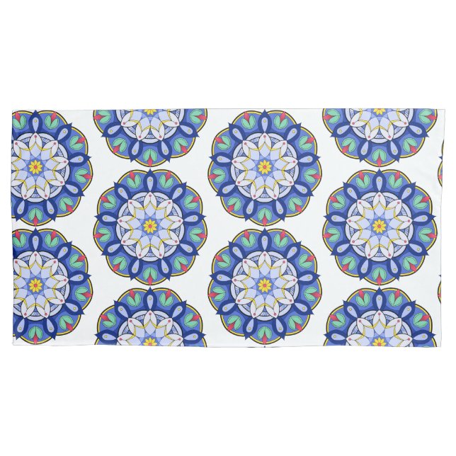 Mandala Pattern 01 Pillowcase (Front-Left)