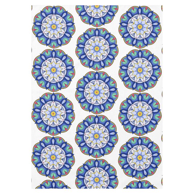 Mandala Pattern 01 Tablecloth (Front)
