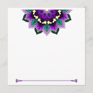 Mandala Pattern 02 in purple Program Programme
