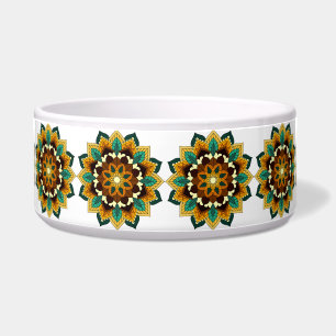 Mandala Pattern 02 in yellow & tan