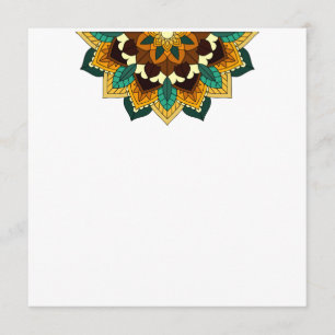 Mandala Pattern 02 in yellow & tan Programme