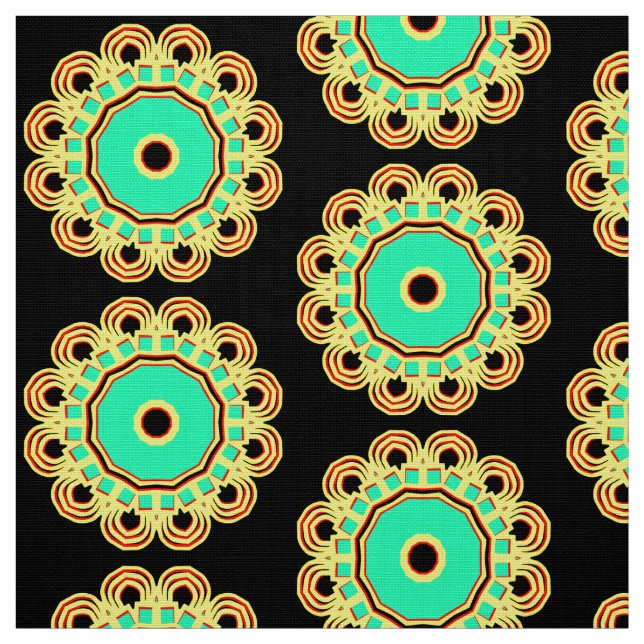 Mandala Pattern 110714(011) Fabric (Swatch)