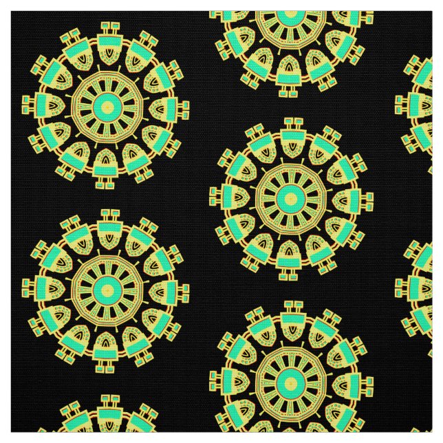 Mandala Pattern 110714(01) Fabric (Swatch)