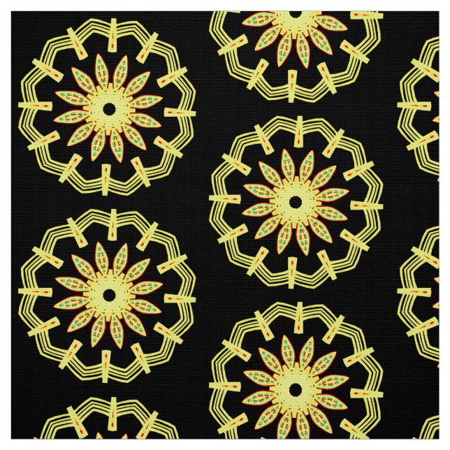 Mandala Pattern 110714(04) Fabric (Swatch)