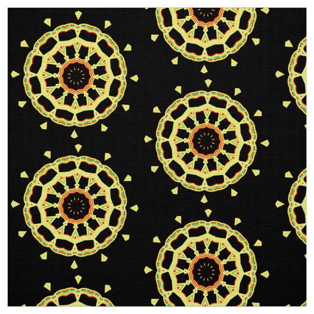 Mandala Pattern 110714(07) Fabric (Swatch)