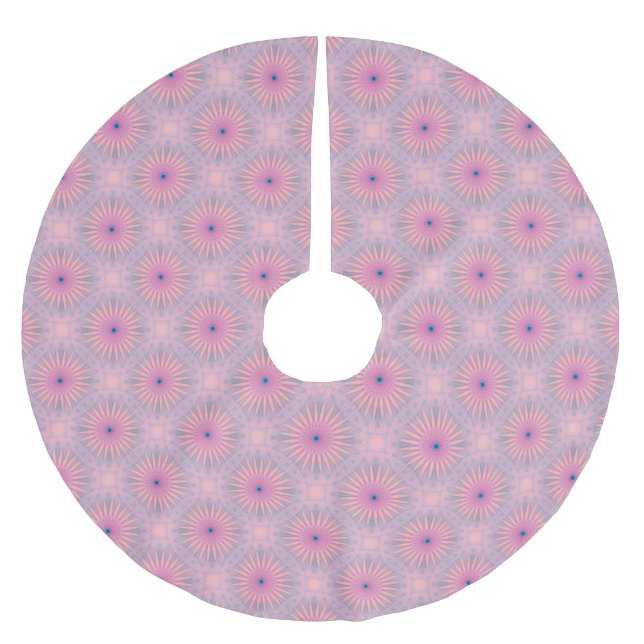 Mandala Pattern Brushed Polyester Tree Skirt (Front)
