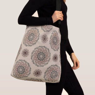 mandala pattern design crossbody bag