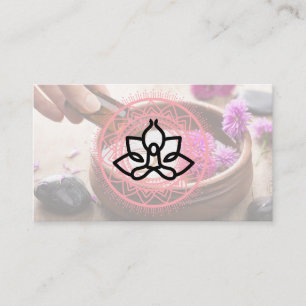 Mandala Pattern   Essential Oils   Aroma Therapy Business Card