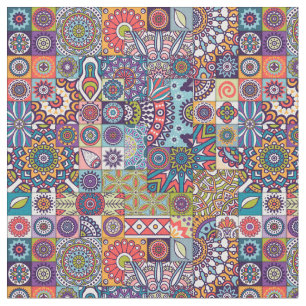 Mandala Pattern Fabric