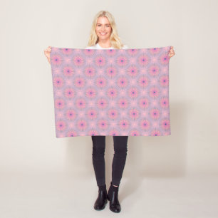 Mandala Pattern Fleece Blanket