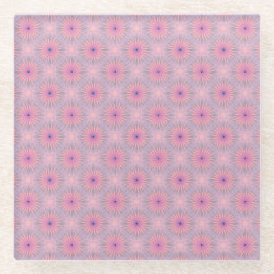 Mandala Pattern Glass Coaster