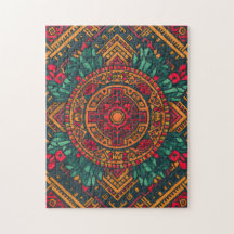 Mandala pattern jigsaw puzzle