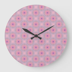 Mandala Pattern Large Clock