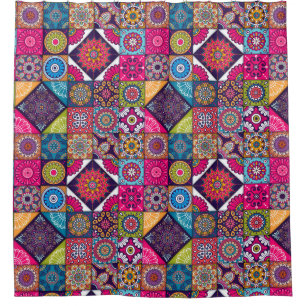 Mandala Pattern Shower Curtain