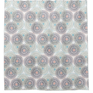 Mandala Pattern Shower Curtain