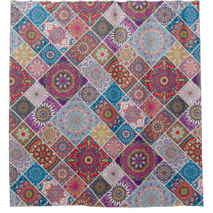 Mandala Pattern Shower Curtain