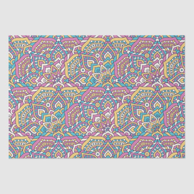 Mandala Pattern  Tissue Paper (Front)