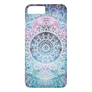 Mandala Pattern   Watercolor Galaxy iPhone 8 Plus/7 Plus Case