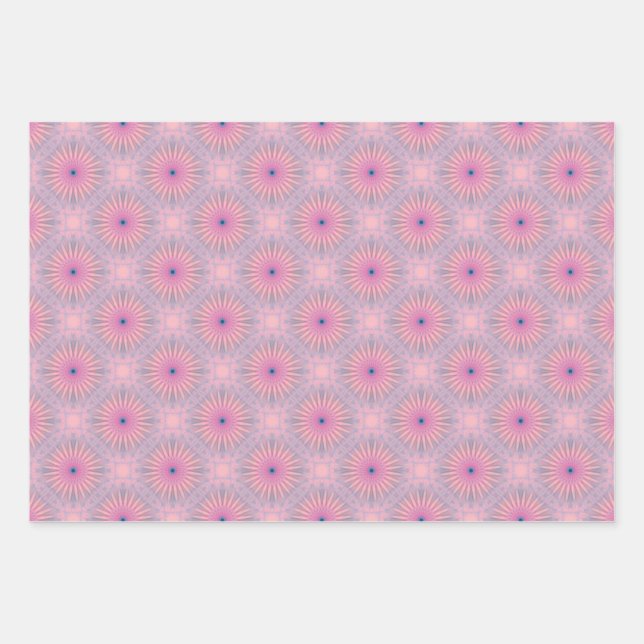 Mandala Pattern Wrapping Paper Sheet (Front)