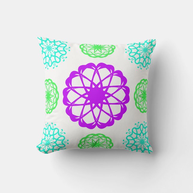 Mandala Patterned Cushion (Front)