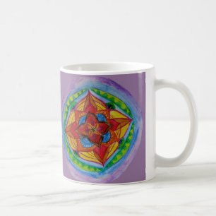 Mandala Pencil Drawing White 11 oz Classic Mug