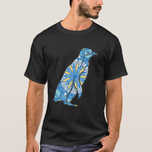 Mandala Penguin Geometric Pattern Mandala Animal T-Shirt