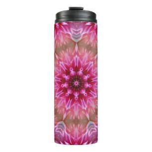 Mandala Pink Kaleidoscope Pattern  Thermal Tumbler