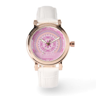 Mandala Pink Watch
