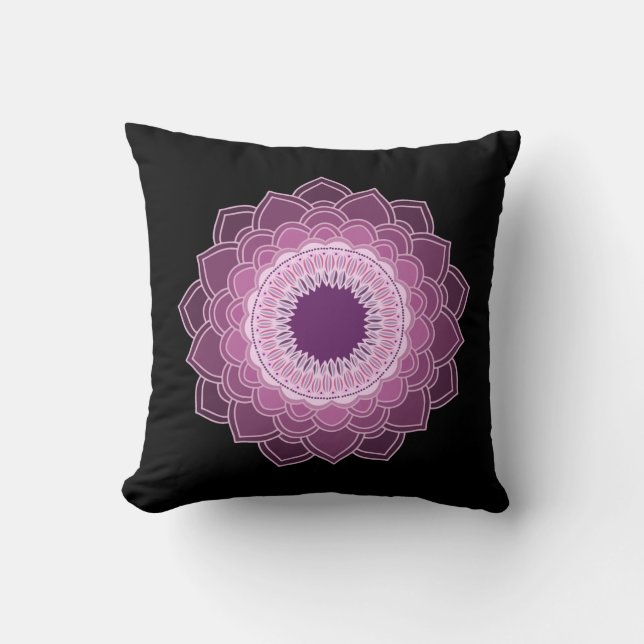 Mandala printed throwpillow  (Front)