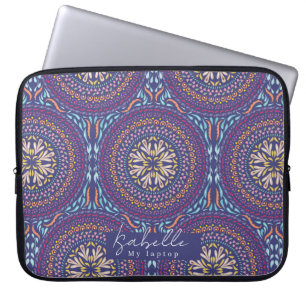 Mandala Purple Laptop Sleeve