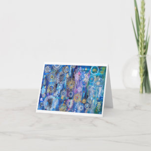 Mandala Rain Note Card
