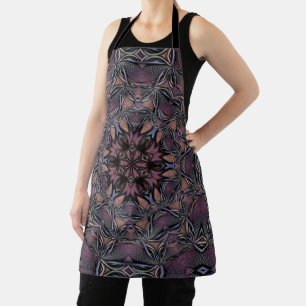 Mandala Rosette Floral Twine Retro Boho Mug Apron