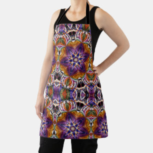 Mandala Rosette Retro Hippie Boho Chic Bohemian Apron