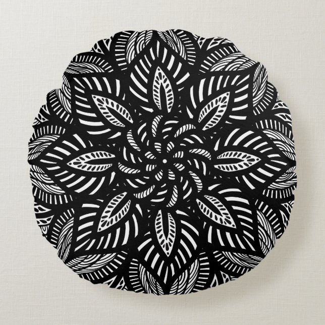 Mandala Round Cushion (Front)
