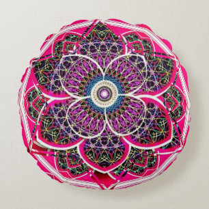 Mandala round cushion