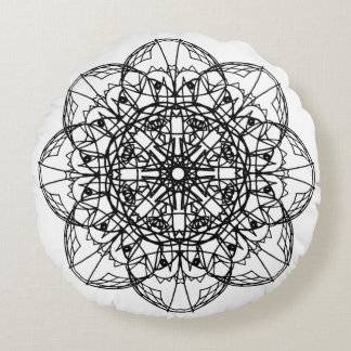 mandala round cushion