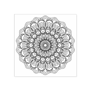 Mandala Rubber Stamp