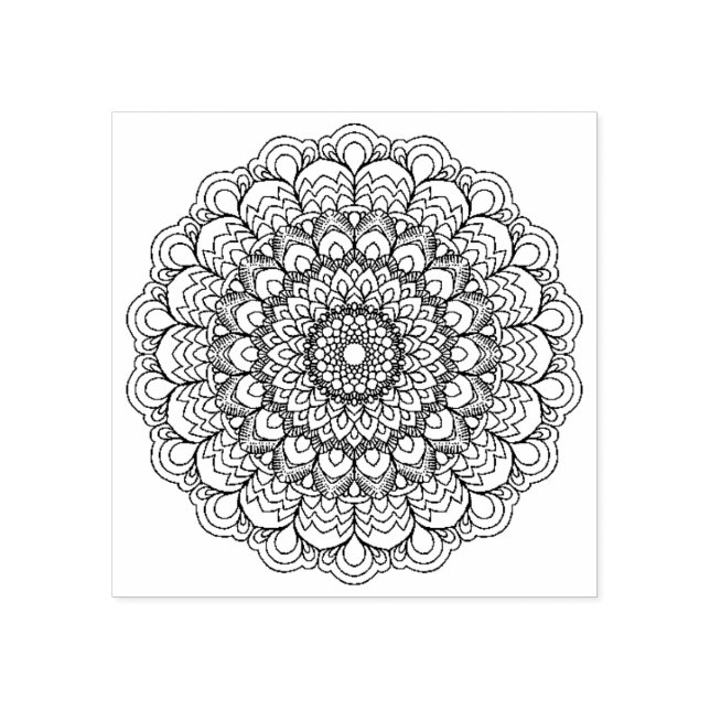 Mandala Rubber Stamp (Imprint)