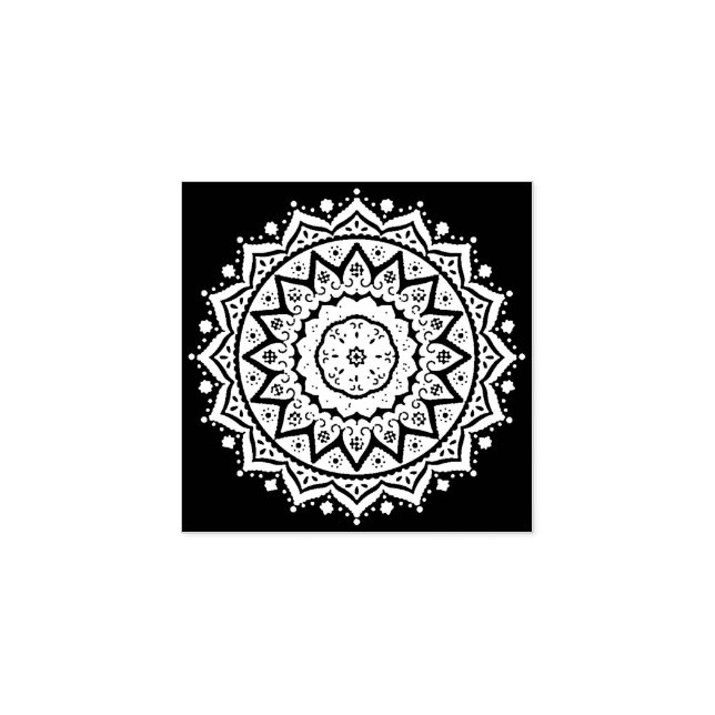 Mandala Rubber Stamp (Imprint)
