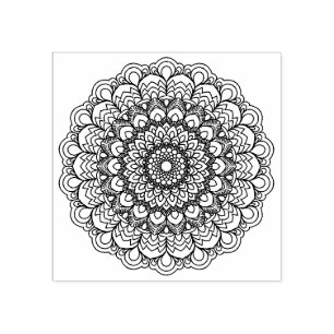 Mandala Rubber Stamp