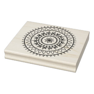 Mandala Rubber Stamp