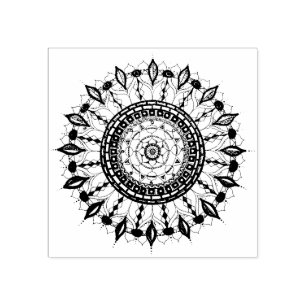 Mandala Rubber Stamp