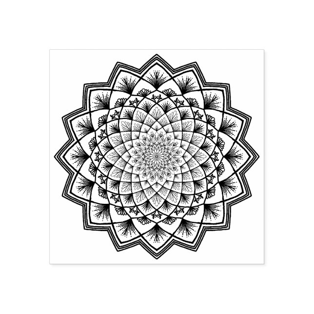Mandala Rubber Stamp (Imprint)