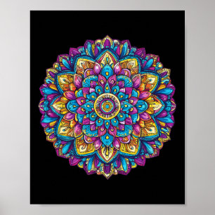 Mandala Sacred Geometry Meditation  Poster