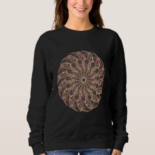 Mandala Sacred Geometry Prana Yoga Mantra Om 1 Sweatshirt
