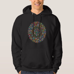Mandala Sacred Geometry Prana Yoga Mantra Om Hoodie